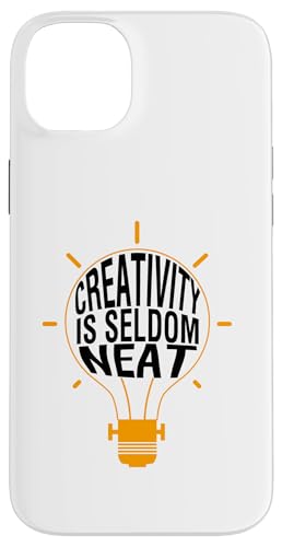 La Creatividad RARA Vez es una Idea de Bombilla Limpia para Artesanos Carcasa para iPhone 14 Plus