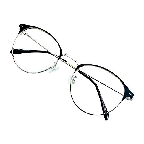 Image of VisionGlobal Blue Light Blocking Glasses for Women Men, Computer Reading, TV Glasses, Stylish Oval Frame