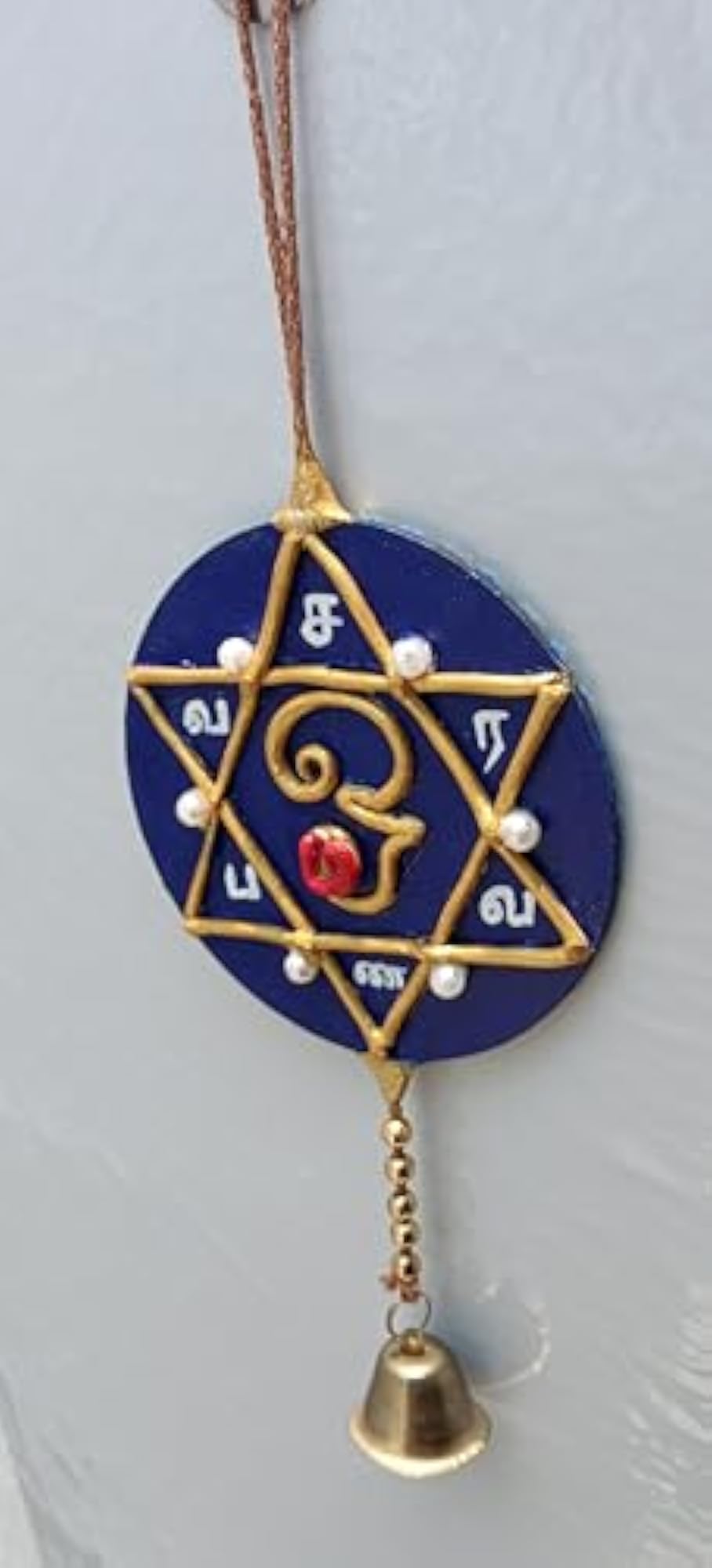 Handmade Murugan Vel and Om Saravanabava Wall Hanging