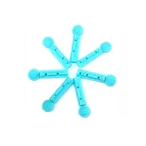 JSB GS03 Glucometer Round Lancets - 100 Piece Pack (Blue)