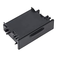 1DIN Autoradio-Aufbewahrungsbox Multi-Anwendung ABS Schwarz Inner Organizer Ersatz für