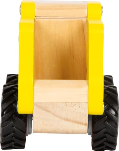 Image of Small Foot Wooden Toys Wooden Construction Truck Designed for Children 18+ Months, Multi (11096)