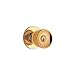Schlage A53PD-TUL Tulip Keyed Entrance Door Knob Set, Polished Brass