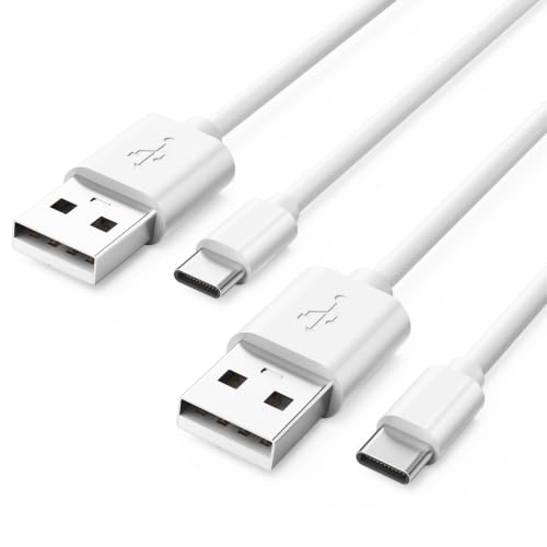 Image of Superer 2 Pack 5 ft USB C Charging Cable Fit for PS5 Controller, PlayStation 5 DualSense, Xbox Series X /S Controllers, Xbox Elite Series 2 (Model 1914 1797), Fast Charger Replacement Cord, White