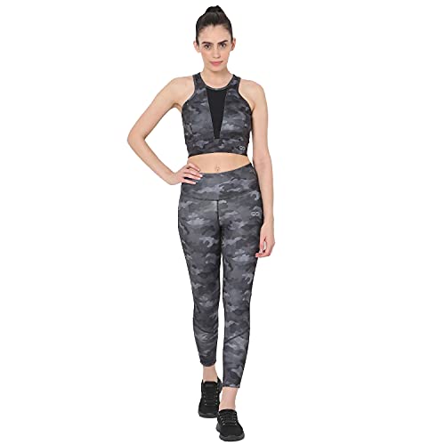 Image of Silvertraq Women's Ath Perform Printed 7 /8 High Waist Leggings