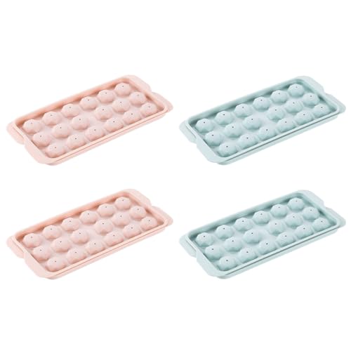 Moldes para cubitos de hielo DOITOOL 4 piezas con tapa miniatura 1