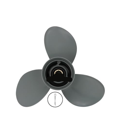 Hélice de moteur marin 3 pales 13 cannelures pour hors-bord 35 à 60HP