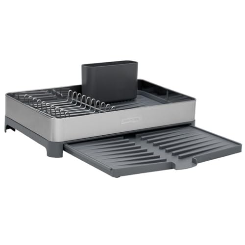 Escorredor de Louça Tramontina Plurale em Aço Inox e Polipropileno com Bandeja 61537/300