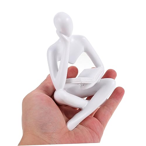 Sculpture de penseur pour sublimer une bibliothèque vide ou monotone - 7