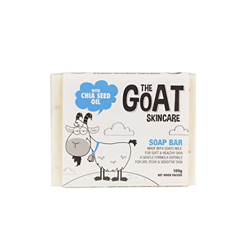 The Goat Skincare Goat's Milk Soap Bar with Chia Seed Oil, 100g