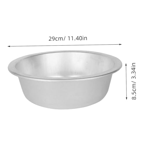 Lavabo de Aluminio Grueso Redondo 29 cm para Cocina miniatura 2