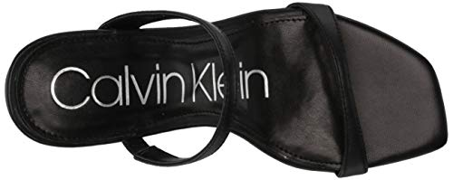 Calvin Klein Women's Kchalena Heeled Sandal, Black001, 8.5 #TOP4