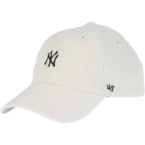 フォーティーセブンブランド('47brand) ’47BRANDフォーティーセブン コーデュロイキャップ クリーンナップ MLB NYナチュラル FREE 47 CLEAN UP CODE BASE RUNNNER ‘47 CLEAN UP New York Yankees