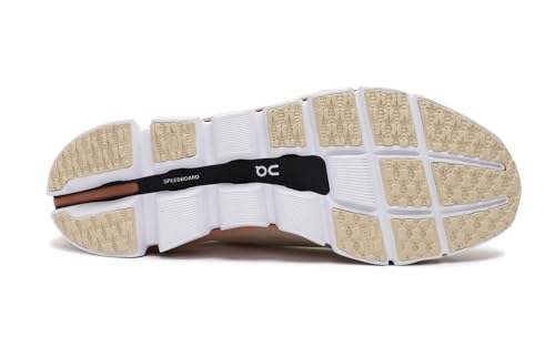 On Cloudboom 1 Women Shoes Size 7, Color: Savannah/White-Orange2