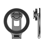 三脚マウント For マグセーフ用スマホホルダー コールドシュー付き 磁気マグネット式 スマホ三脚ホルダー アルミ製 薄型 軽量 折りたたみ式 �