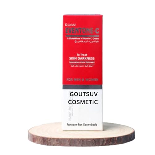 Eventone-C Cream with L Glutathione and Vitamin C: Premier Face Glowing Cream for Radiant, Even-Toned Skin, 30Ml- (Pack of 1) (PAck Of 1)