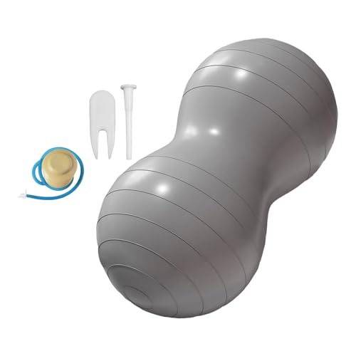 Ysyqkn Peanut para Práctica Deportiva Pelota de Estabilidad Asiento Activo de Escritorio Y Equipo de Hecha en Material PVC con, Astilla
