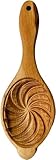 Traditional Wooden Cookie Press Cutter, Cake & Pastry Maamoul Mold Round Style Middle Eastern Cookie Mold