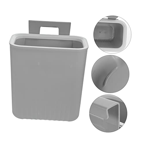 Caneca de basura colgante para cabinet, gris miniatura 3