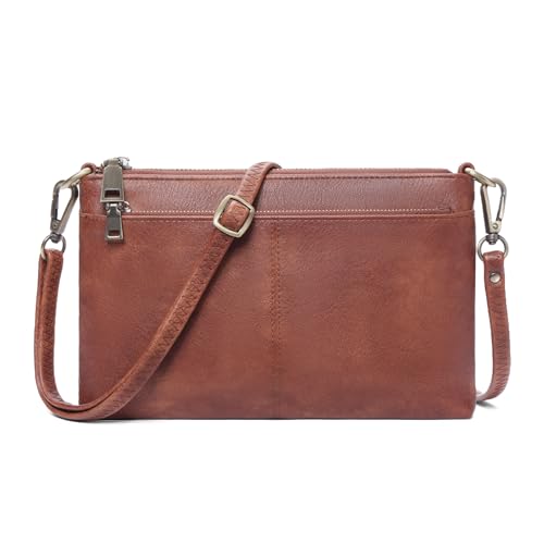 Image of SENDEFN PU Leather Crossbody Bag for Women Small Clutch Purses Crossbody Shoulder Handbag Wallet Purses RIFD Card Slots