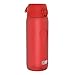 Price comparison product image Ion8 Sports Water Bottle, 750 ml/24 oz, Leak Proof, Easy to Open, Secure Lock, Dishwasher Safe, BPA Free, Flip Cover, Carry Handle, Soft Touch Contoured Grip, Easy Clean, Odour Free, Red