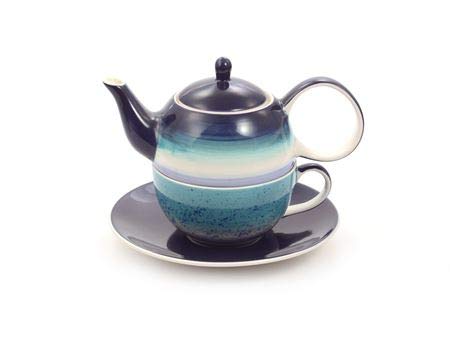 Tea-for-one-Set Lenja Keramik, 4-teilig Kanne: 0,4 l, Tasse: 0,2 l