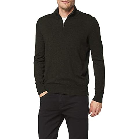 NORTH SAILS Men's Half Zip Sweater, Forest Green Cover