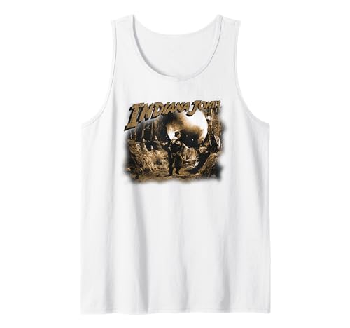 Camiseta de tirantes Indiana Jones con estampado Boulder Run de Lucasfilm de algodón