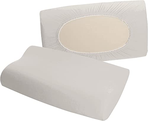 Erwin Müller Nackenstützkissenbezug Nürnberg Doppel-Jersey, Silber Größe 40x60 cm - sehr strapazierfest, temperaturausgleichend, mit Rundumgummizug