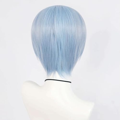 Perruque cheveux courts bleus oubliez les coiffures difficiles - 3
