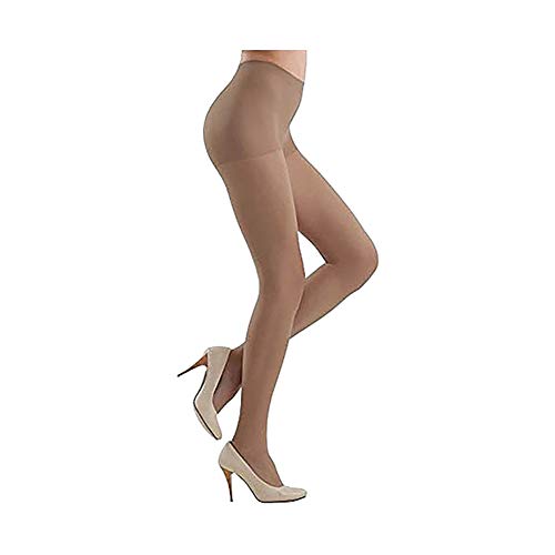 Image of Conte elegant Thin Sheer Matte 15 denier Pantyhose - Solo, Tan (Bronz), Large