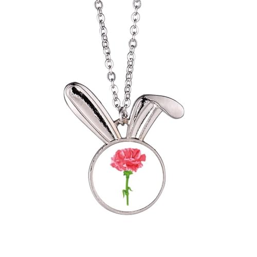 Collier lapin et œillet fleur pour sublimer vos tenues d'été