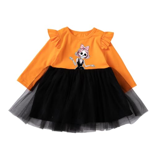 Robe squelette Halloween fille : le vêtement idéal pour la chasse aux bonbons