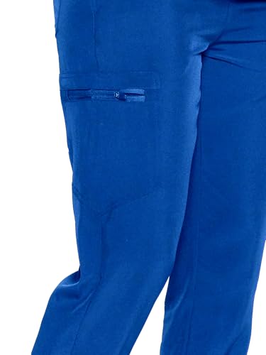 Image of COZYFIT Womens Scrub Pants - Soft Stretch Yoga Style with 5 Pockets, Slim Fit Jogger Scrubs Pants for Women