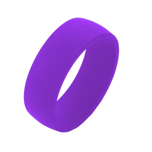 Silicone Ring 8MM Cross Ring Customize Breathable Rubber Ring,Inspirational Faith Ring Christian Religious Gifts,Dome Solid Glitter Ring for Women Men3