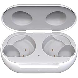 Cargador Inalambrico Samsung Buds Estuche de Carga inalámbrico de Repuesto Compatible con Samsung Galaxy Buds y Samsung Galaxy Buds + Plus, Estuche Protector de Cargador sustituto para Samsung Galaxy Buds y Buds + Plus (Blanco)