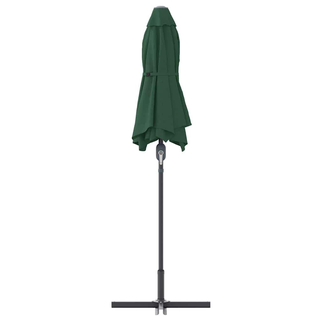 SYDE Zielony parasol ogrodowy 370 x 197 x 239 cm