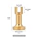 GAWEGM Ship Model Base Bracket Accessories : CNC Brass Supports Display Pedestal 2pcs