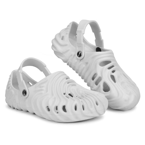 Image of Kraasa Men's Lightweight Classic Clogs Sandals with Adjustable Back Strap & Daily Used Slipper with Lightweight Design for Men's & Boy's