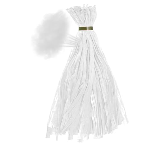 Bolsas de malla para frutas y – 100 bolsas elásticas de malla para cebolla con cierre de bucle, 40 cm, reutilizables, transpirables, para almacenamiento de cocina, jardín, – fruta