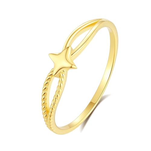 Skcess Anillo de boda de oro amarillo de 9 K/14 K/18 K, anillo para novia, sin piedras preciosas, 49 (15.6), Sin piedras preciosas, Sin piedra preciosa