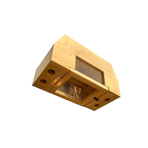 Carpenter Bee Trap for Outside Leaning Tower Nature Hanging Wood Boring Bee Trap for Outdoor Insect Trap