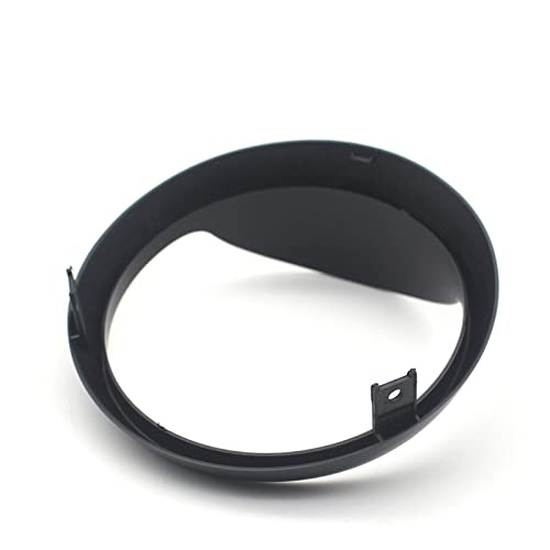 Bisel de faro resistente hecho de plástico protector carcasa embellecedor negro Primavera 3