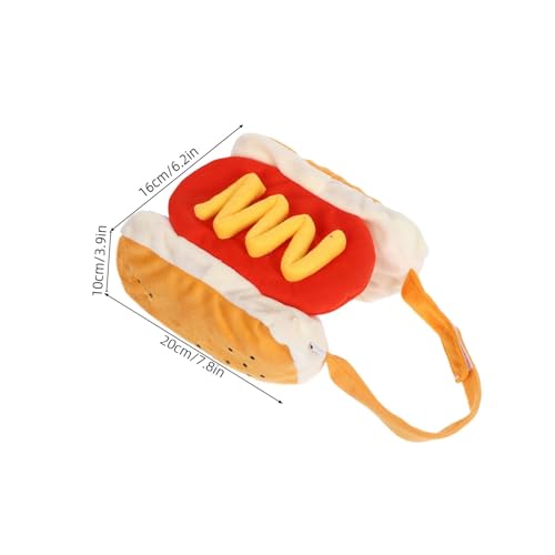 Disfraz Hot Dog y Hamburguesa para Perros Pequeños miniatura 2