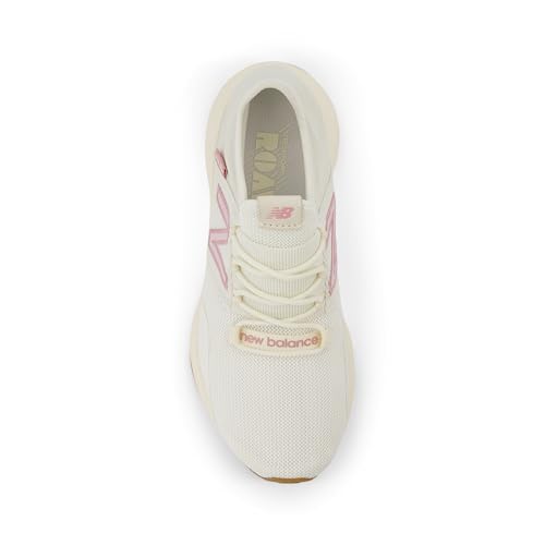 New Balance Fresh Foam Roav V1 Lace-Up Running Shoe, Sea Salt/Pink Taffy/Rose Sugar, 6 Wide US Unisex Big_Kid4