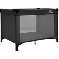 REQUISITE NEEDS Travel Cot, Padded Mattress, Birth to 15kg, Compact Folding Design with Travel Bag