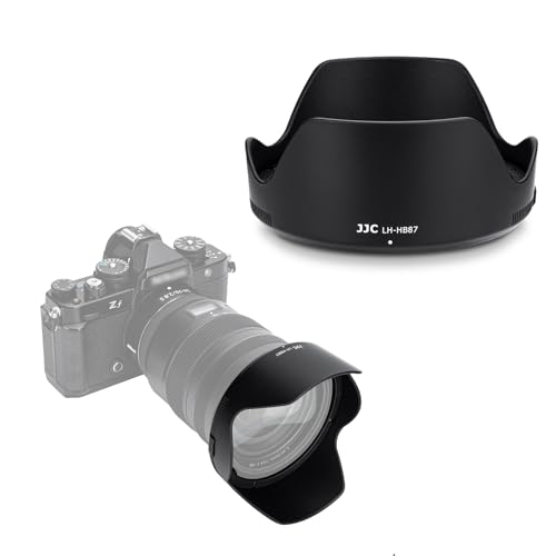 JJC Lens Hood Reversible Lens Shade Cover for Nikon NIKKOR Z 24-70mm f2.8 S Lens on Z30 Zfc Z50,Replace Nikon HB-87 Lens Hood Compatible with 82mm Filter or Lens Cap, Provide Lens with Extra Protector