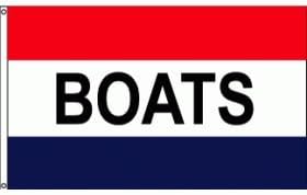 3 x 5 ft. Boats Horizontal Message Flag