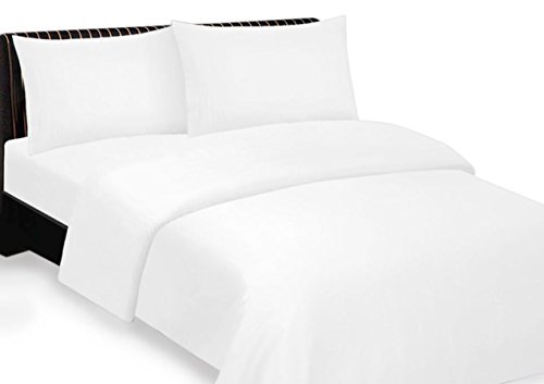 Luxxurecare True 1000TC Super Macio Supreme 1 peça lençol de cima Grand King branco sólido premium 1000 fios algodão 1000% egípcio