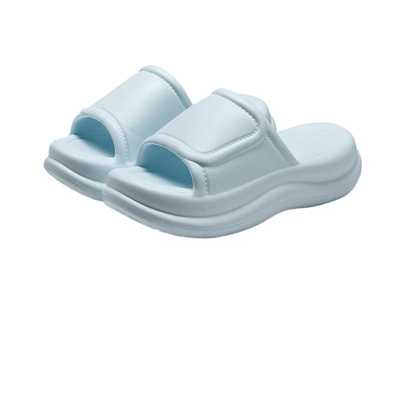 Height-increasing thick-soled slippers for women, summer outdoor non-slip eva sandals and outdoor beach shoes